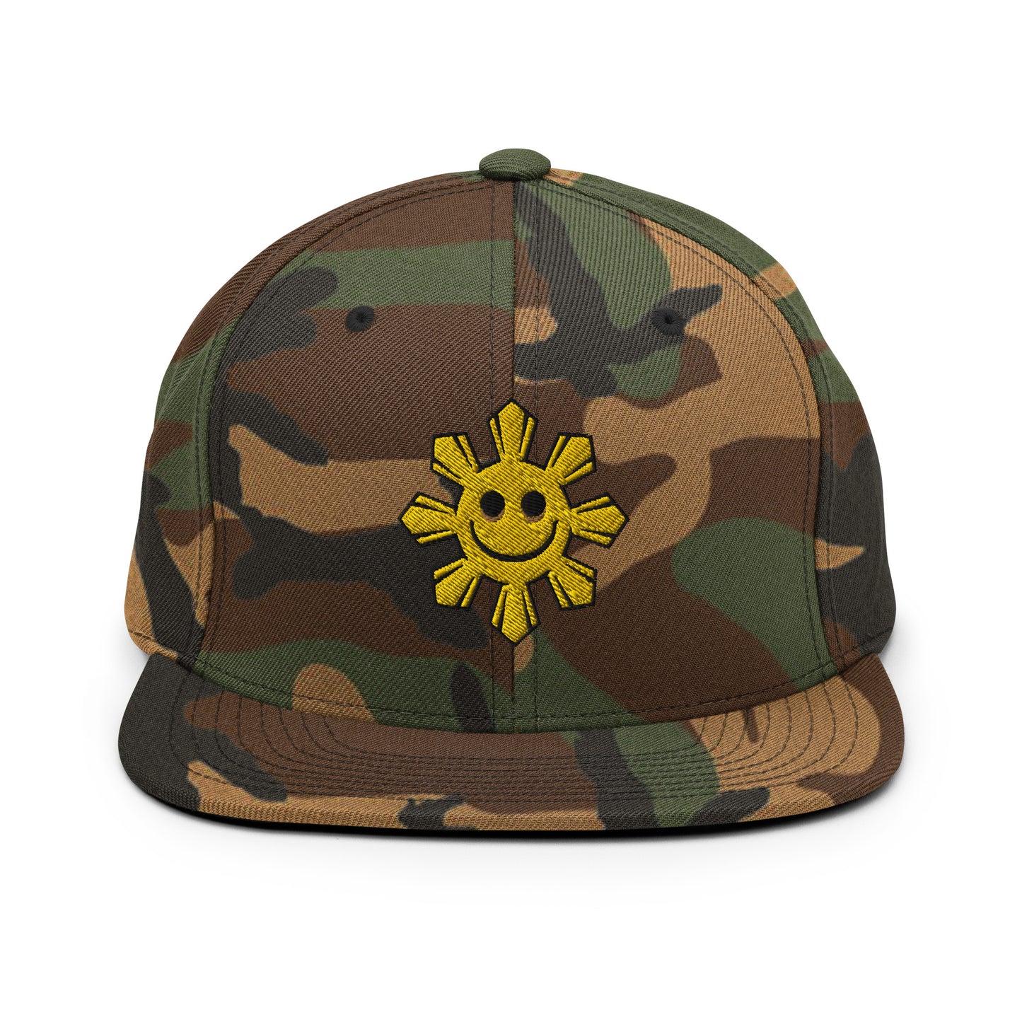 PHILIPPINE SUN CAMO SNAPBACK HAT